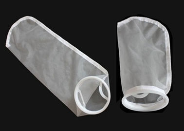 China Van de de Filterzak van FDA Nylon Vloeibare de Filtersokken 4 Duim Plastic Ring 75 100 150 Micronnetwerk leverancier