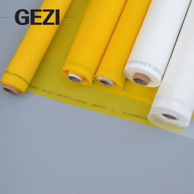 China China Gezi die 1 m 200M vervaardigen de gele druk van het de drukscherm van het polyesterscherm leverancier