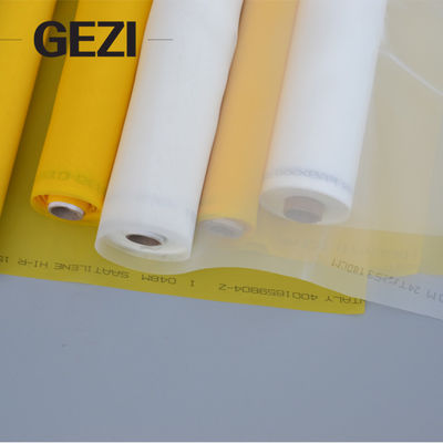 China witte gele 80 100 110 120 150 schakelen de druk van de polyesterserigrafie netwerk/het vastbouten doek voor het schermdruk in leverancier